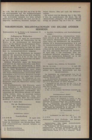 Verordnungsblatt der steiermärkischen Landesregierung 19540416 Seite: 3