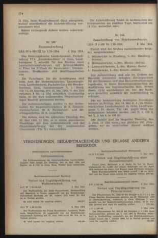 Verordnungsblatt der steiermärkischen Landesregierung 19540514 Seite: 4