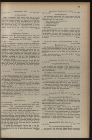 Verordnungsblatt der steiermärkischen Landesregierung 19540514 Seite: 5