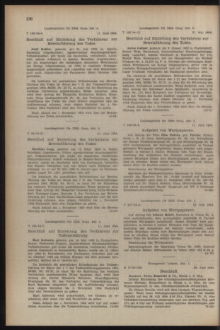 Verordnungsblatt der steiermärkischen Landesregierung 19540709 Seite: 6