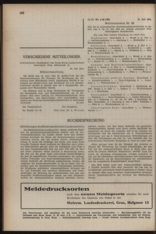 Verordnungsblatt der steiermärkischen Landesregierung 19540730 Seite: 12