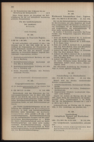 Verordnungsblatt der steiermärkischen Landesregierung 19540730 Seite: 6