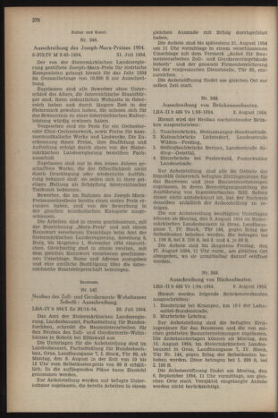 Verordnungsblatt der steiermärkischen Landesregierung 19540813 Seite: 4