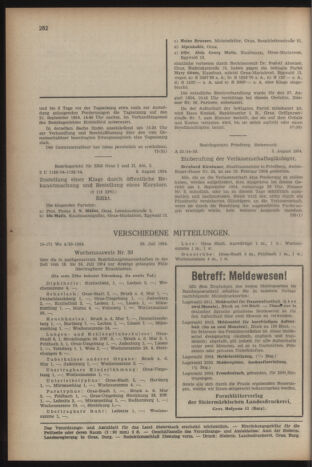 Verordnungsblatt der steiermärkischen Landesregierung 19540813 Seite: 8