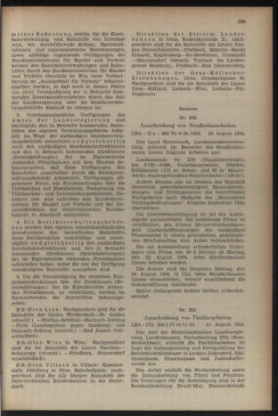 Verordnungsblatt der steiermärkischen Landesregierung 19540827 Seite: 3