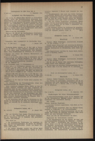 Verordnungsblatt der steiermärkischen Landesregierung 19550121 Seite: 11