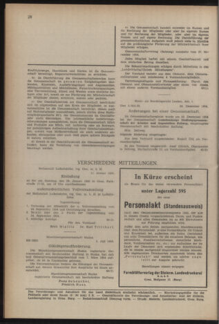 Verordnungsblatt der steiermärkischen Landesregierung 19550121 Seite: 12