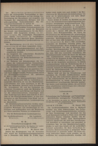 Verordnungsblatt der steiermärkischen Landesregierung 19550128 Seite: 9