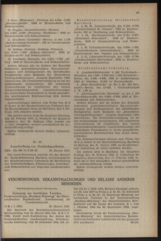 Verordnungsblatt der steiermärkischen Landesregierung 19550204 Seite: 13