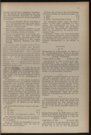 Verordnungsblatt der steiermärkischen Landesregierung 19550218 Seite: 13