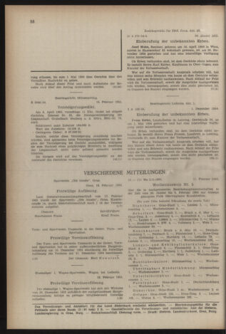 Verordnungsblatt der steiermärkischen Landesregierung 19550225 Seite: 12