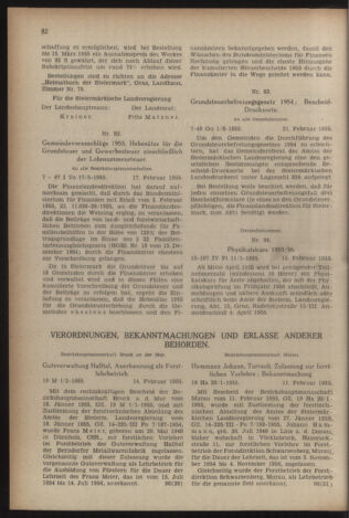 Verordnungsblatt der steiermärkischen Landesregierung 19550225 Seite: 2