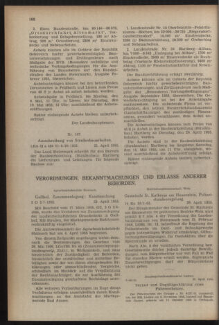 Verordnungsblatt der steiermärkischen Landesregierung 19550429 Seite: 10