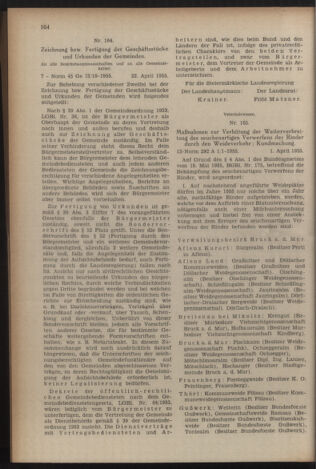 Verordnungsblatt der steiermärkischen Landesregierung 19550429 Seite: 2