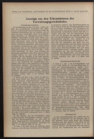 Verordnungsblatt der steiermärkischen Landesregierung 19550429 Seite: 6