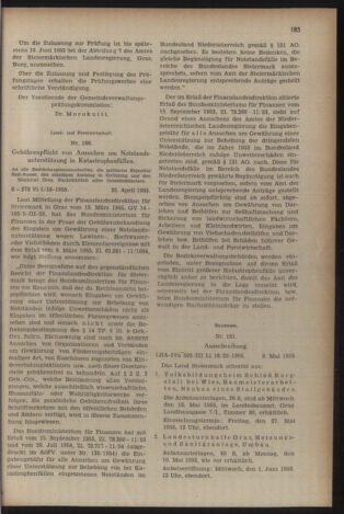 Verordnungsblatt der steiermärkischen Landesregierung 19550513 Seite: 11