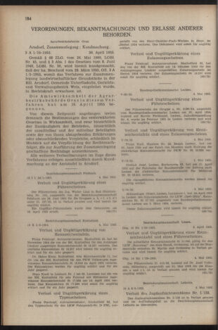 Verordnungsblatt der steiermärkischen Landesregierung 19550513 Seite: 12