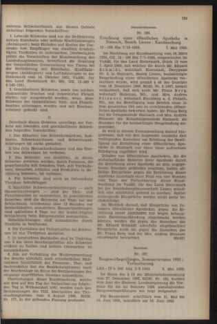 Verordnungsblatt der steiermärkischen Landesregierung 19550520 Seite: 3