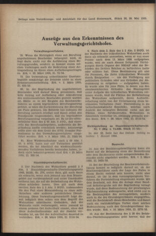 Verordnungsblatt der steiermärkischen Landesregierung 19550520 Seite: 6