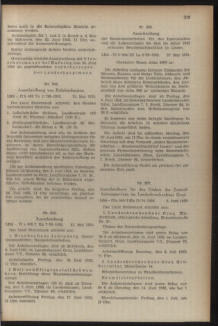 Verordnungsblatt der steiermärkischen Landesregierung 19550610 Seite: 3