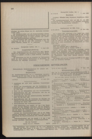 Verordnungsblatt der steiermärkischen Landesregierung 19550617 Seite: 12