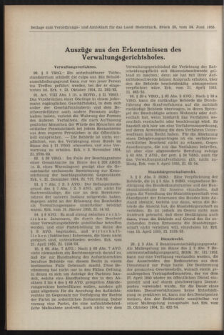 Verordnungsblatt der steiermärkischen Landesregierung 19550624 Seite: 6