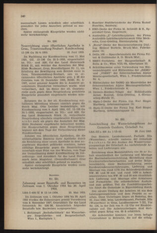 Verordnungsblatt der steiermärkischen Landesregierung 19550701 Seite: 4