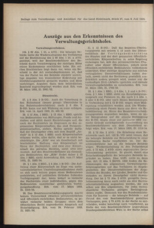 Verordnungsblatt der steiermärkischen Landesregierung 19550708 Seite: 8