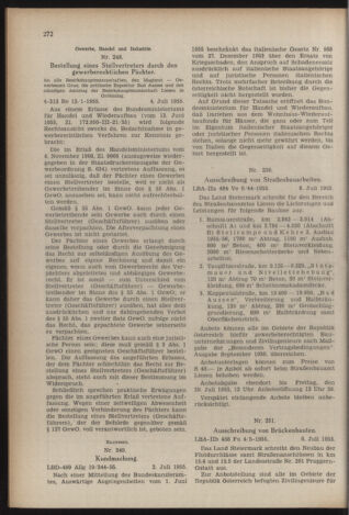 Verordnungsblatt der steiermärkischen Landesregierung 19550715 Seite: 20