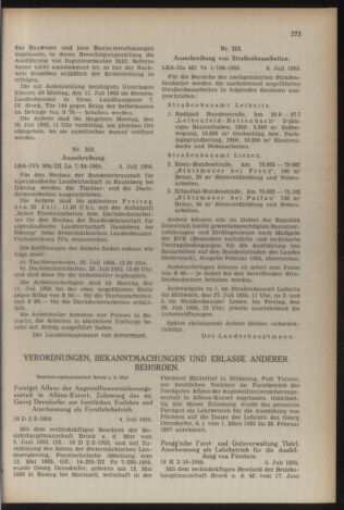 Verordnungsblatt der steiermärkischen Landesregierung 19550715 Seite: 21