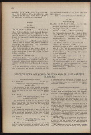 Verordnungsblatt der steiermärkischen Landesregierung 19550722 Seite: 2