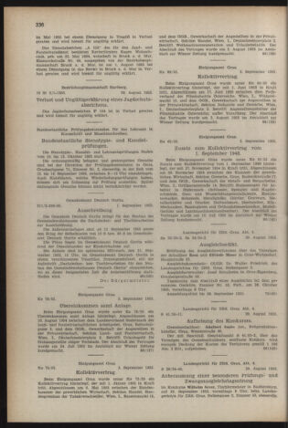 Verordnungsblatt der steiermärkischen Landesregierung 19550909 Seite: 6