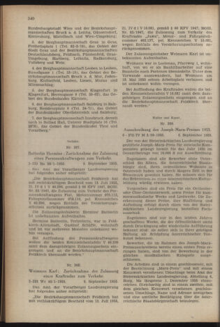 Verordnungsblatt der steiermärkischen Landesregierung 19550916 Seite: 2