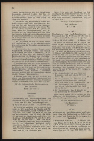 Verordnungsblatt der steiermärkischen Landesregierung 19551021 Seite: 2