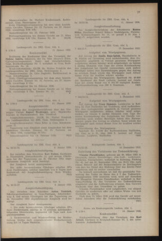 Verordnungsblatt der steiermärkischen Landesregierung 19560120 Seite: 11