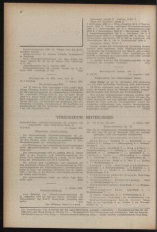 Verordnungsblatt der steiermärkischen Landesregierung 19560120 Seite: 12