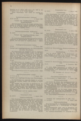 Verordnungsblatt der steiermärkischen Landesregierung 19560120 Seite: 8