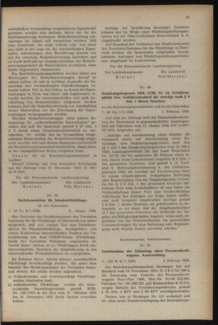 Verordnungsblatt der steiermärkischen Landesregierung 19560210 Seite: 3