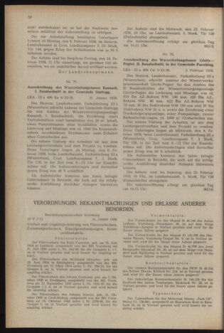 Verordnungsblatt der steiermärkischen Landesregierung 19560210 Seite: 6