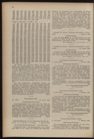 Verordnungsblatt der steiermärkischen Landesregierung 19560217 Seite: 12