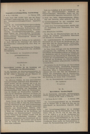 Verordnungsblatt der steiermärkischen Landesregierung 19560217 Seite: 7