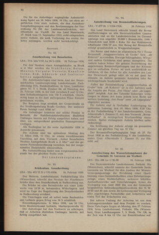 Verordnungsblatt der steiermärkischen Landesregierung 19560224 Seite: 4