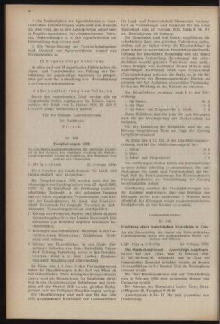 Verordnungsblatt der steiermärkischen Landesregierung 19560302 Seite: 18