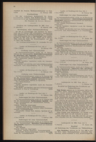 Verordnungsblatt der steiermärkischen Landesregierung 19560302 Seite: 22