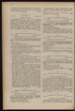 Verordnungsblatt der steiermärkischen Landesregierung 19560323 Seite: 6