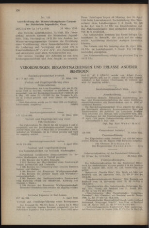 Verordnungsblatt der steiermärkischen Landesregierung 19560413 Seite: 14