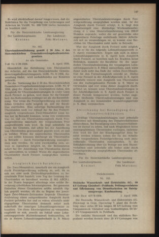 Verordnungsblatt der steiermärkischen Landesregierung 19560413 Seite: 5