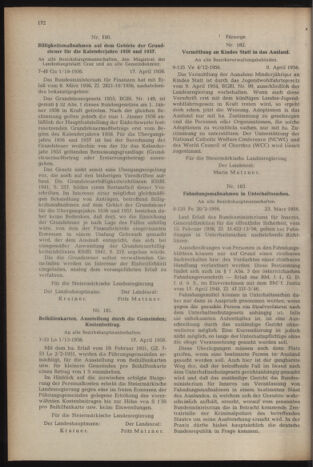 Verordnungsblatt der steiermärkischen Landesregierung 19560427 Seite: 2