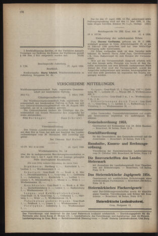 Verordnungsblatt der steiermärkischen Landesregierung 19560427 Seite: 8