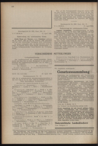 Verordnungsblatt der steiermärkischen Landesregierung 19560504 Seite: 8